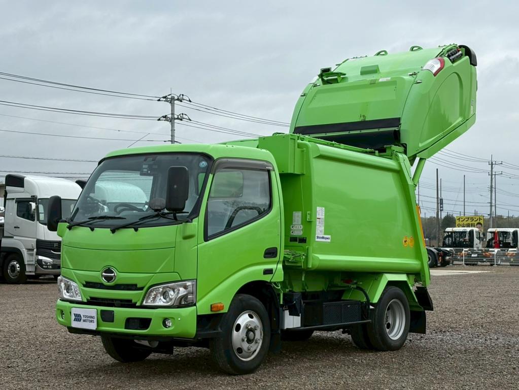 パッカー車(塵芥車)について ] ゴミ収集車の仕組みや構造について説明